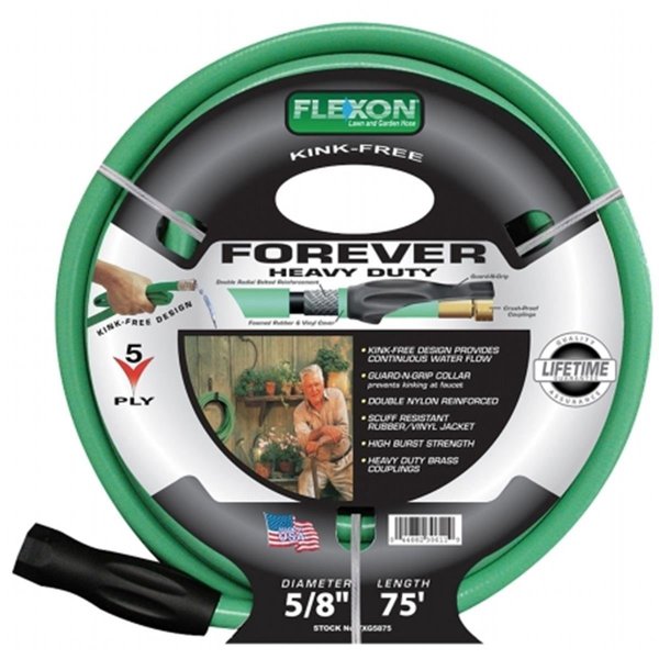 Flexon 5/8in x 75ft Forever Plus Garden Hose FLXFXG5875